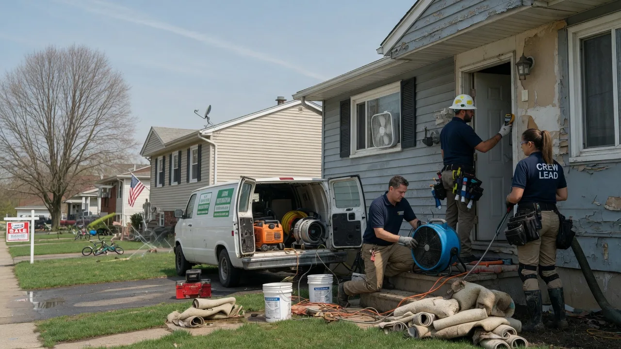 Flood Cleanup in Eckerty, IN near me