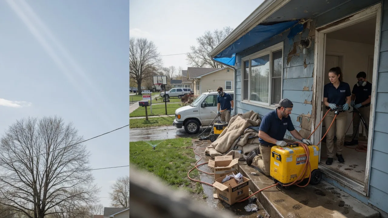 Basement Flood Cleanup in Eckerty, IN near me